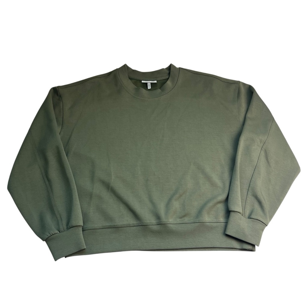 The GREII Women’s Green Cropped Sweatshirt